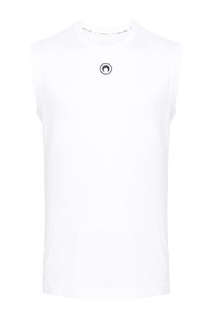 Canotta Basic Moon bianco MARINE SERRE | MTT075ACJER0009WH10